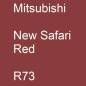 Preview: Mitsubishi, New Safari Red, R73.